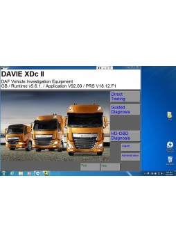 DAF Davie Runtime 5.6.1 for paccar and DAF engine diagnostic software